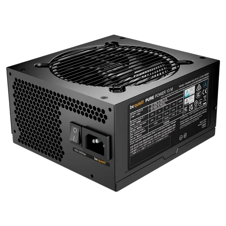 Блок питания для компьютеров be quiet! Pure Power 13 M ATX 1000W, Черный