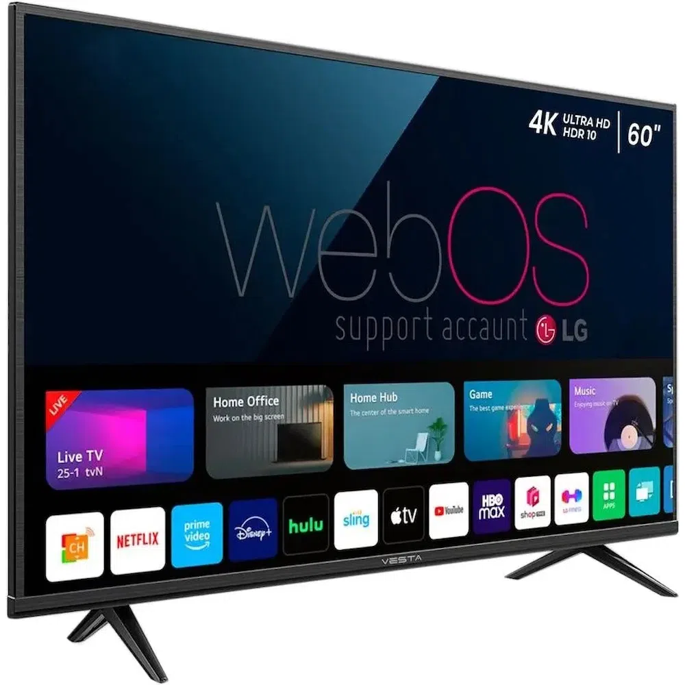 60" Телевизор Vesta WU6075AAC, Черный 2