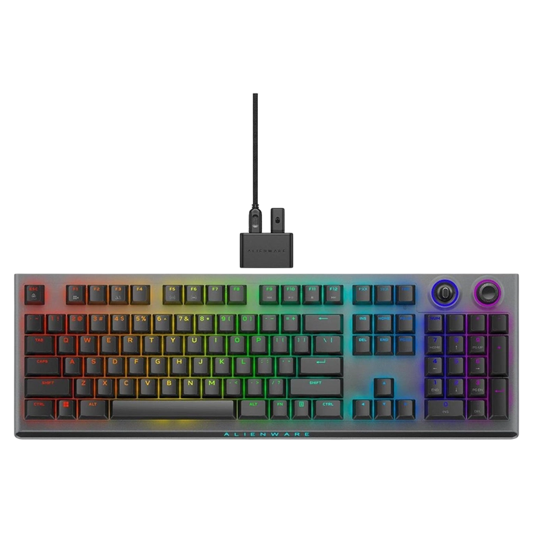 Игровая клавиатура Dell 545-BBFL Alienware Tri-Mode Wireless Gaming AW920K (Dark Side of the Moon)