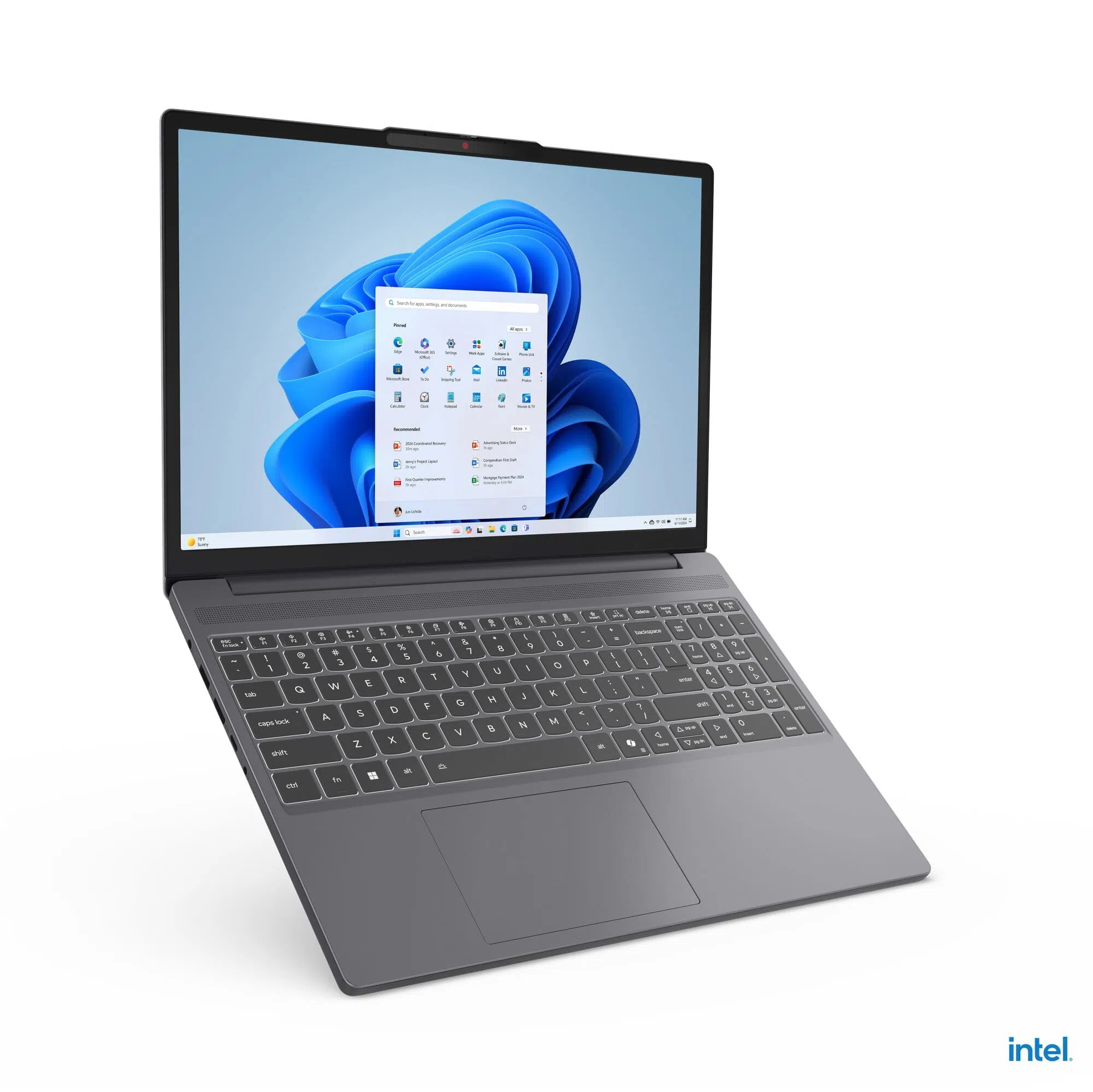 Ноутбук 15.3” Lenovo IdeaPad Slim 3 15IRH10, Luna Grey 5