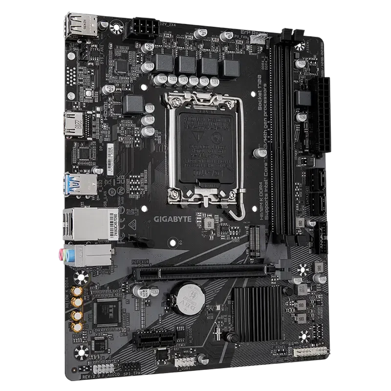 Материнская плата Gigabyte H610M K DDR4 2.0 LGA1700 Micro-ATX 4