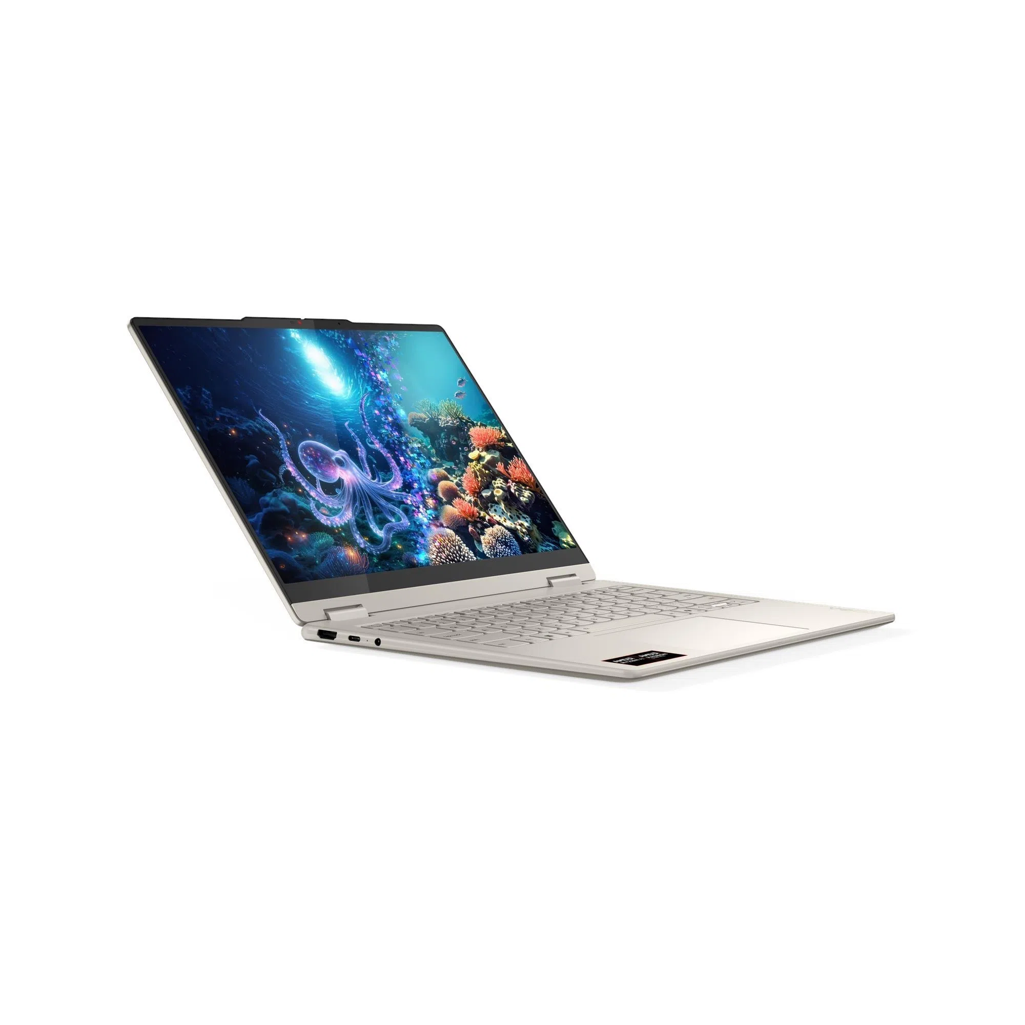 Laptop 14” Lenovo Yoga 7 2-in-1 14AKP10, Seashell/Aluminium 3