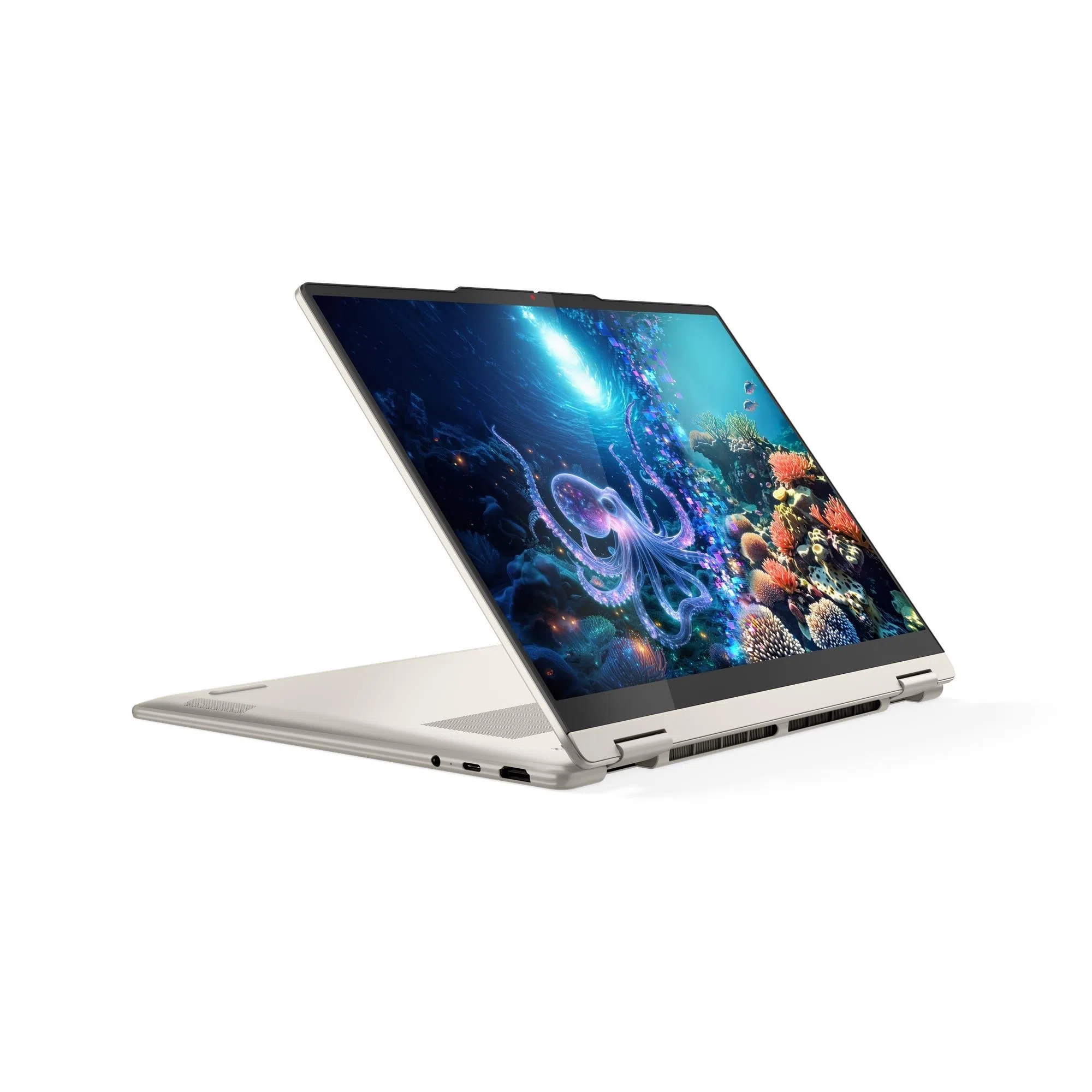 Laptop 14” Lenovo Yoga 7 2-in-1 14AKP10, Seashell/Aluminium 5