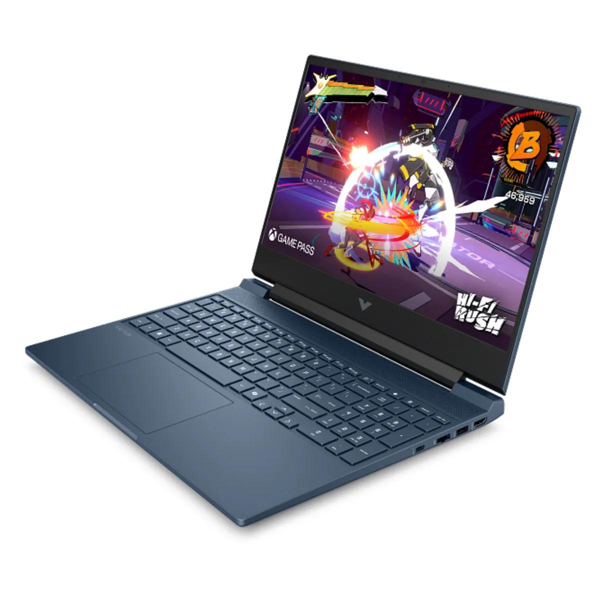 Laptop Gaming 15.6" HP Victus 15-fa2121ci, Deep Blue 3