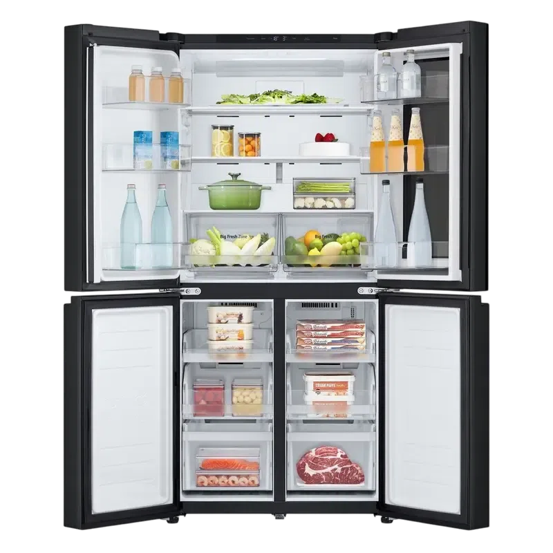 Холодильник LG GMV860EPDE, InstaView Door-in-Door, Чёрный 5