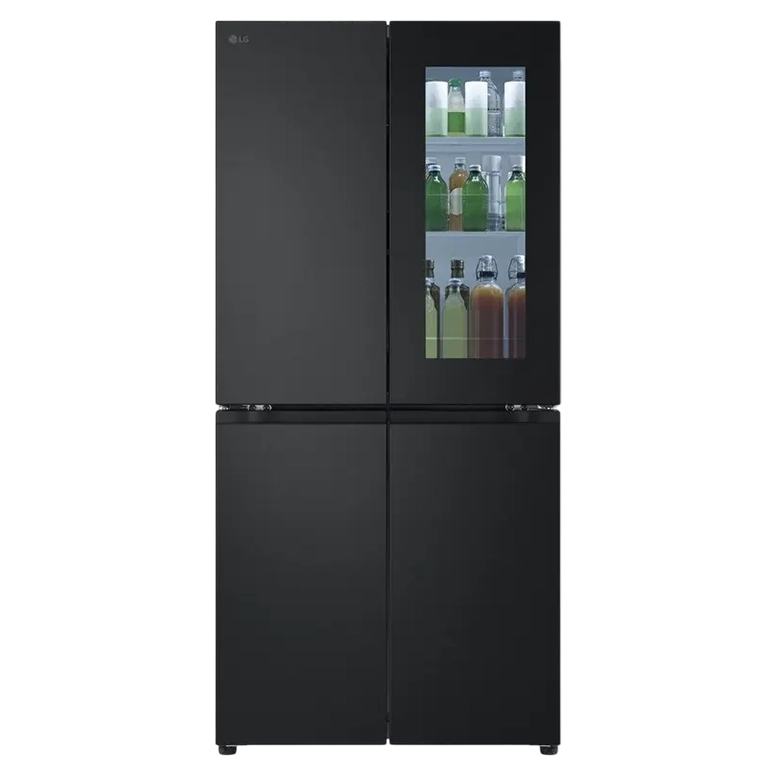 Холодильник LG GMV860EPDE, InstaView Door-in-Door, Чёрный