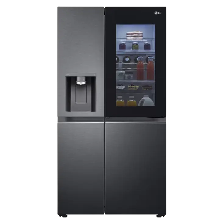 Frigider LG GSXV90MCDE, InstaView Door-in-Door™, Black