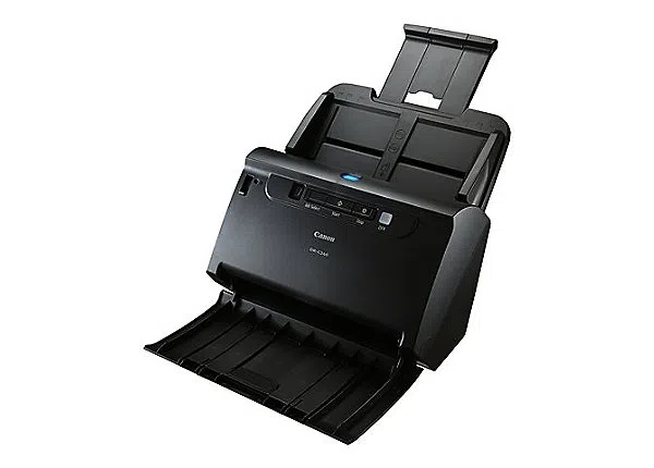 Document Scanner Canon DR-C240, ADF (60 sheets -80g/m2), 3-colour (RGB) LED, CMOS CIS 1 Line Sensor, Front/ Back/ Duplex, A4,B&W 45ppm/90ipm - colour 30ppm/60ipm,27–209g/m2,600 x 600dpi, 24-bit colour, Daily Duty Cycle: 4000 scans/day,USB 2.0,W1,8kg 2