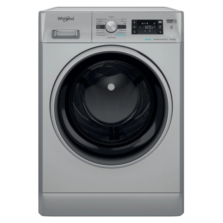 Стиральная машина с сушкой Whirlpool FFWDB964489SBSVEE, 9 кг, Серебристый