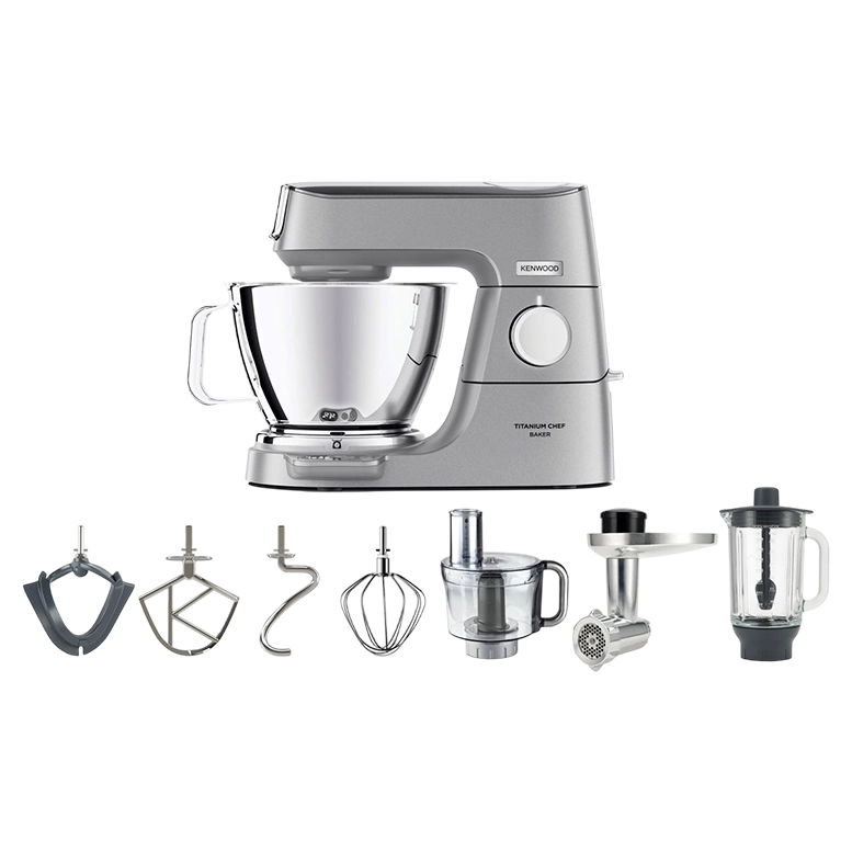 Кухонный комбайн Kenwood KVC85.594.SI Titanium Chef Baker, Silver
