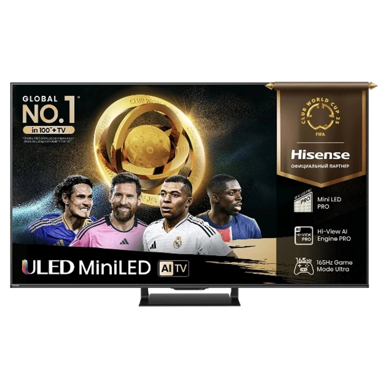 Телевизор 55" Hisense 55U7Q Pro, Черный