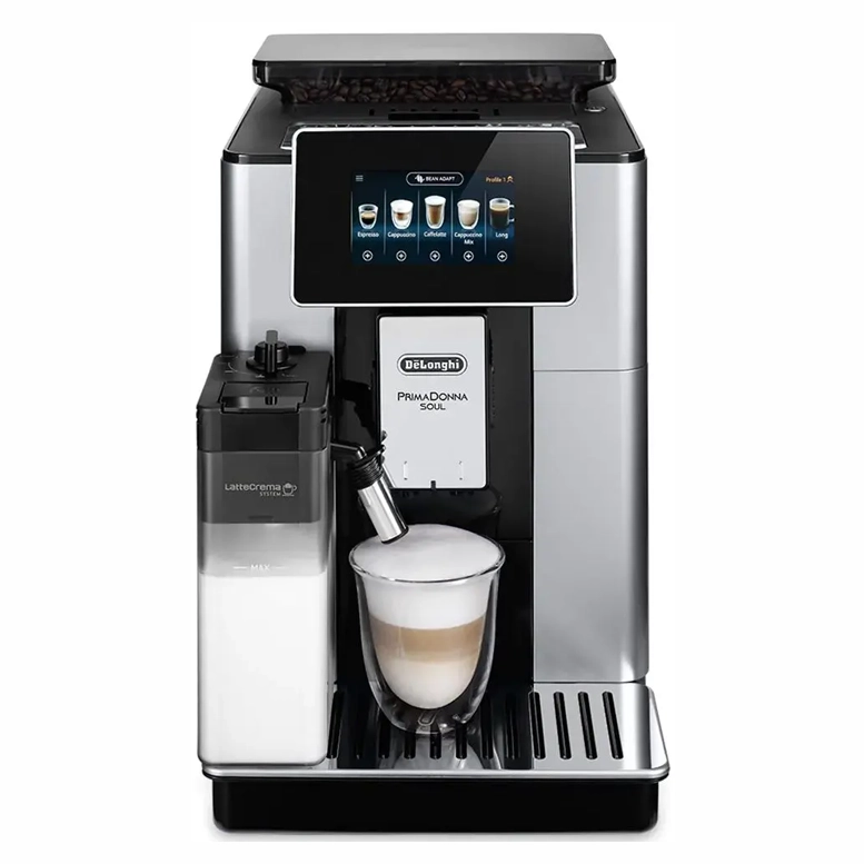 Aparat de cafea DeLonghi ECAM610.55.SB PrimaDonna Soul, Silver/Black 2