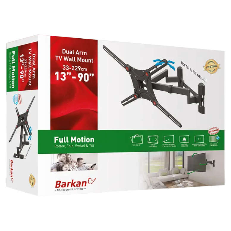 Suport pentru televizor BARKAN BM464, Negru 2