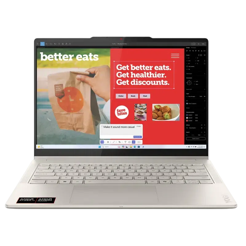 Laptop 14" Lenovo Yoga 7 2-in-1 14APK10, Seashell 4