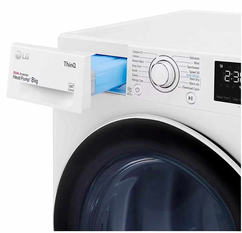 Сушильная машина LG RH80V3AV6N, White 3