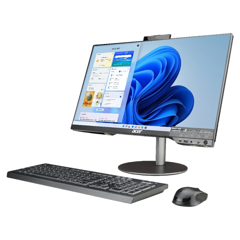 Моноблок Acer Veriton Z2724G, Core i3, 8ГБ/256ГБ, 60 Гц, Черный