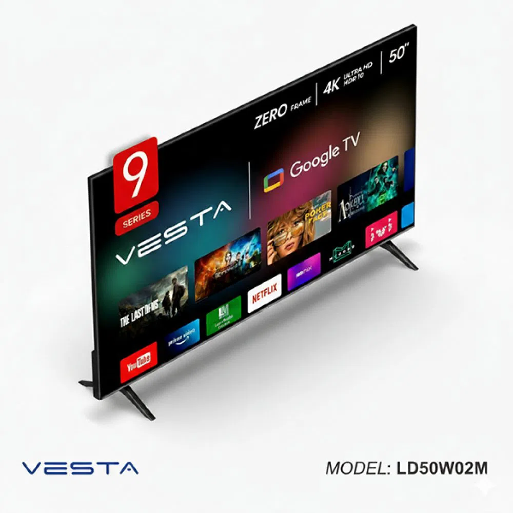 Телевизор 50" Vesta LD50W02M, Black 2