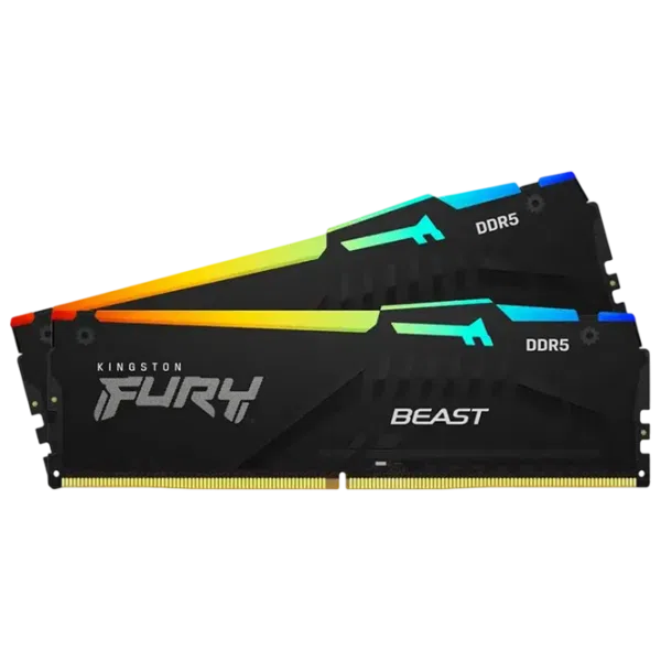 Memorie RAM Kingston FURY Beast RGB KF560C36BBE2AK2-32, 32 GB, Black 2