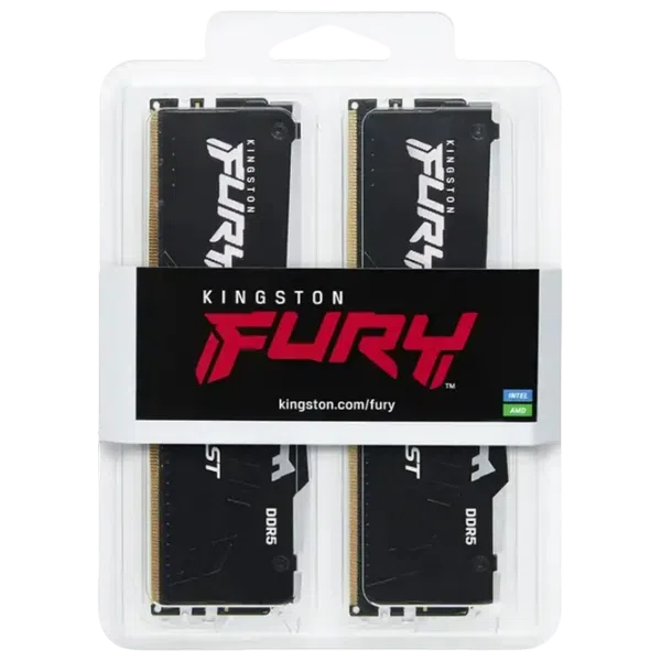 Memorie RAM Kingston FURY Beast RGB KF560C36BBE2AK2-32, 32 GB, Black 9