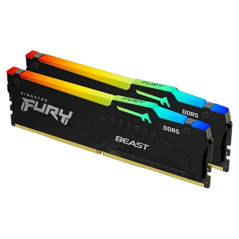 Memorie RAM Kingston FURY Beast RGB KF560C36BBE2AK2-32, 32 GB, Black
