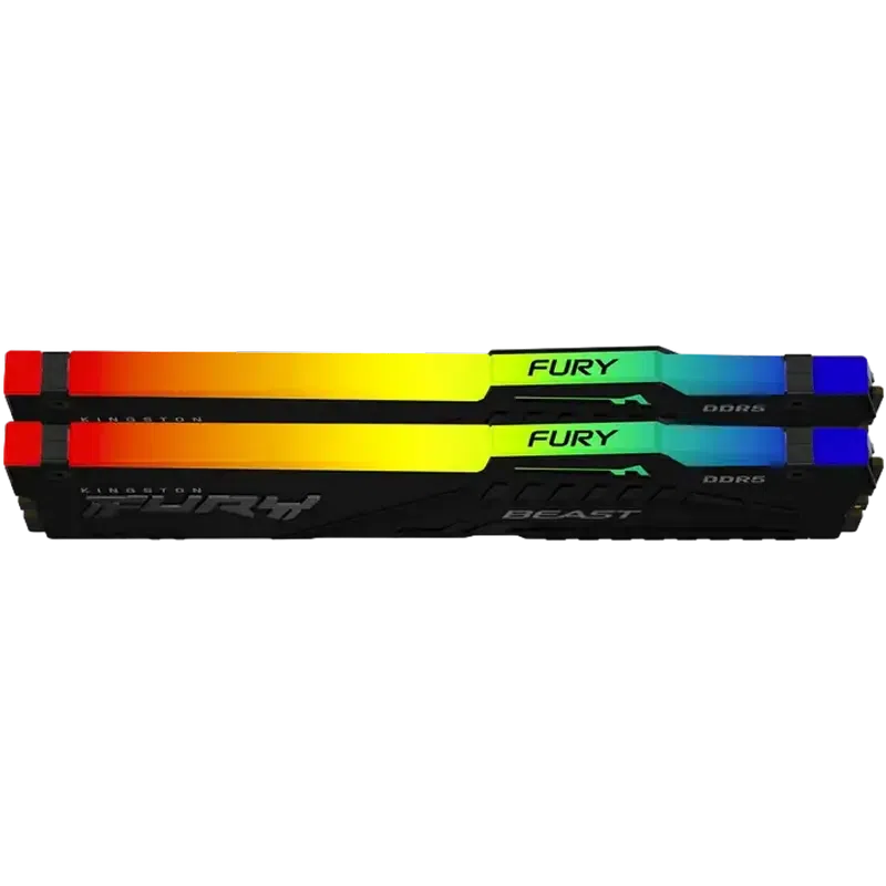 Memorie RAM Kingston FURY Beast RGB 32GB, Negru 4