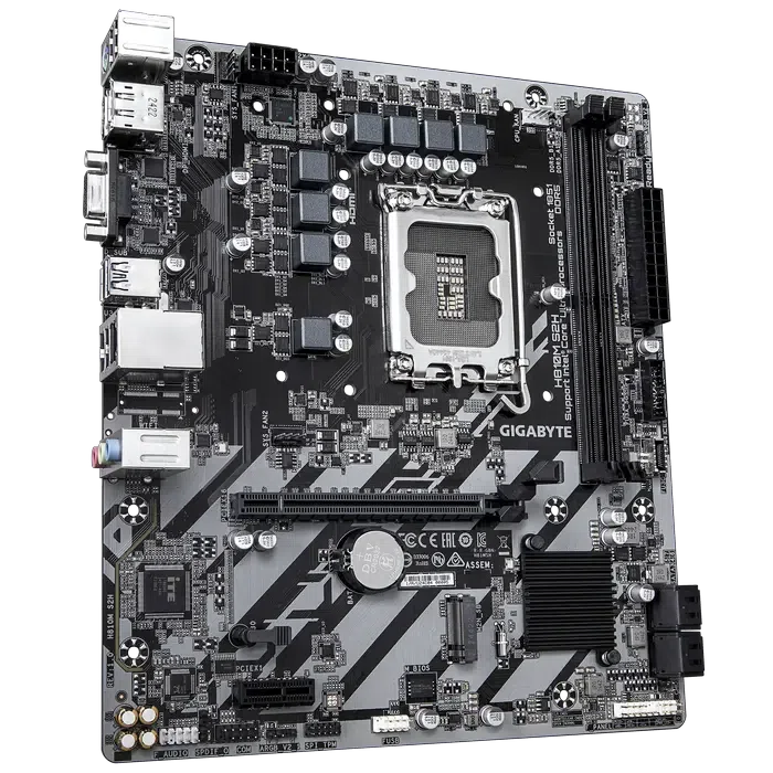 Материнская плата Gigabyte H810M S2H, Black 3