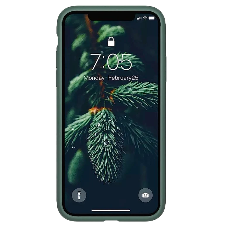 Silicon Case Premium Pine Green for iPhone XS Max 2
