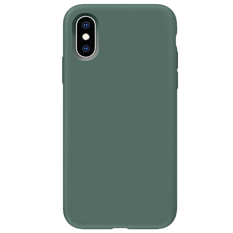 Silicon Case Premium Pine Green for iPhone XS Max