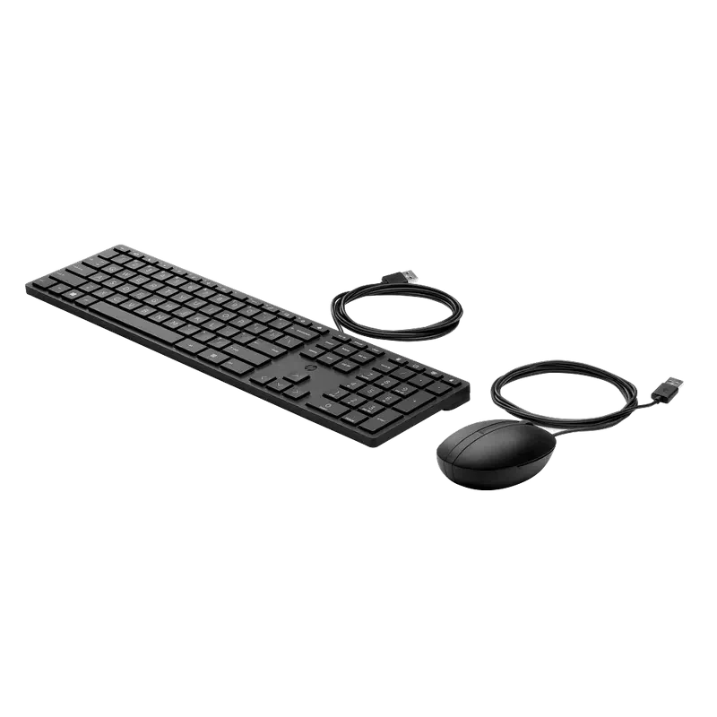 Клавиатура и мышь HP 320MK, Проводное, Чёрный 2