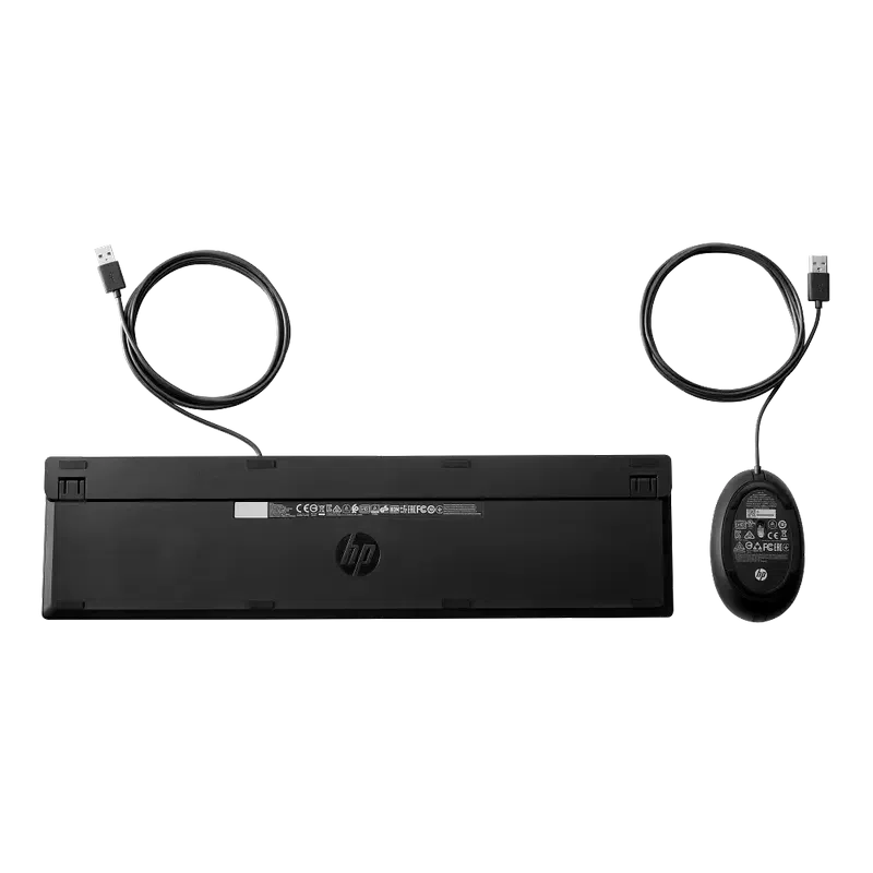 Клавиатура и мышь HP 320MK, Проводное, Чёрный 3