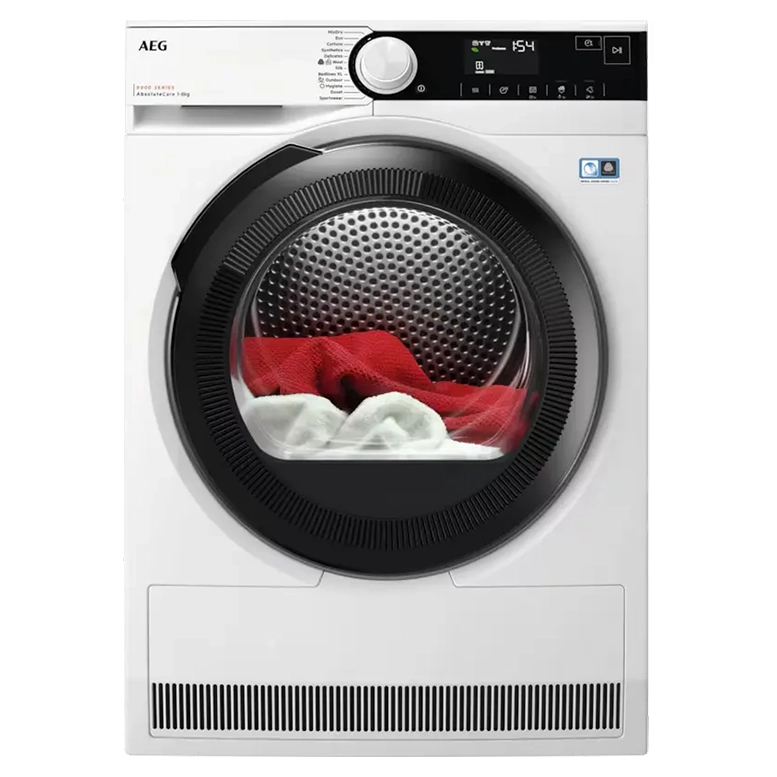 Uscător de rufe AEG TR8384E, 8kg, Alb