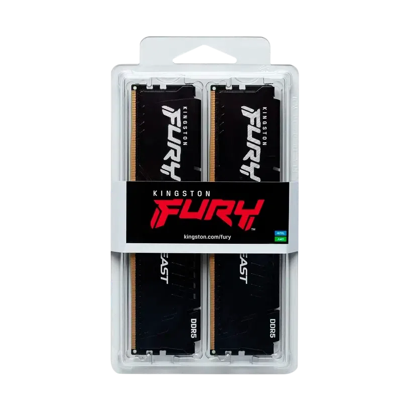Оперативная память Kingston KF560C36BBEK2-16 FURY Beast, 16 ГБ, Black 3
