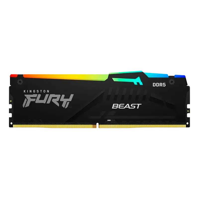 Оперативная память Kingston FURY Beast RGB 16ГБ, Чёрный 2