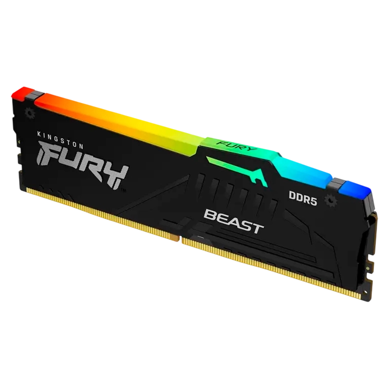 Оперативная память Kingston FURY Beast RGB 16ГБ, Чёрный