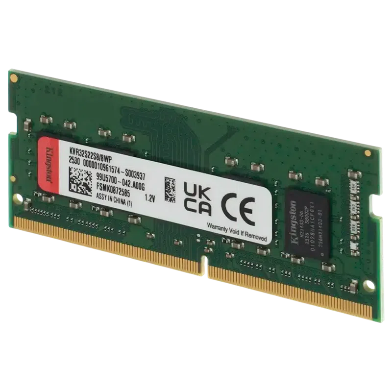 Оперативная память Kingston KVR32S22S8/8WP ValueRAM, 8 ГБ, Green 3