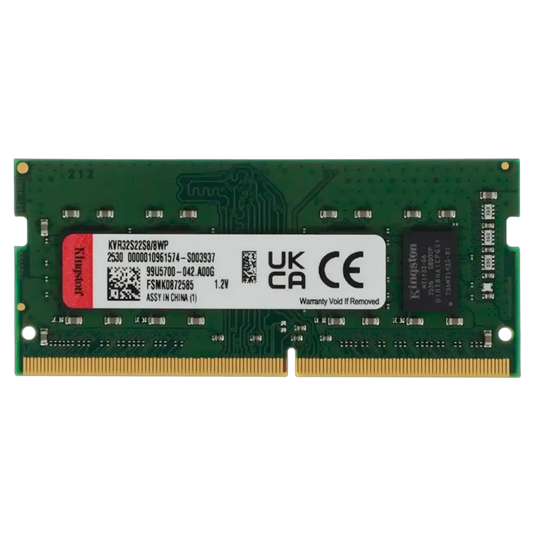 Оперативная память Kingston KVR32S22S8/8WP ValueRAM, 8 ГБ, Green