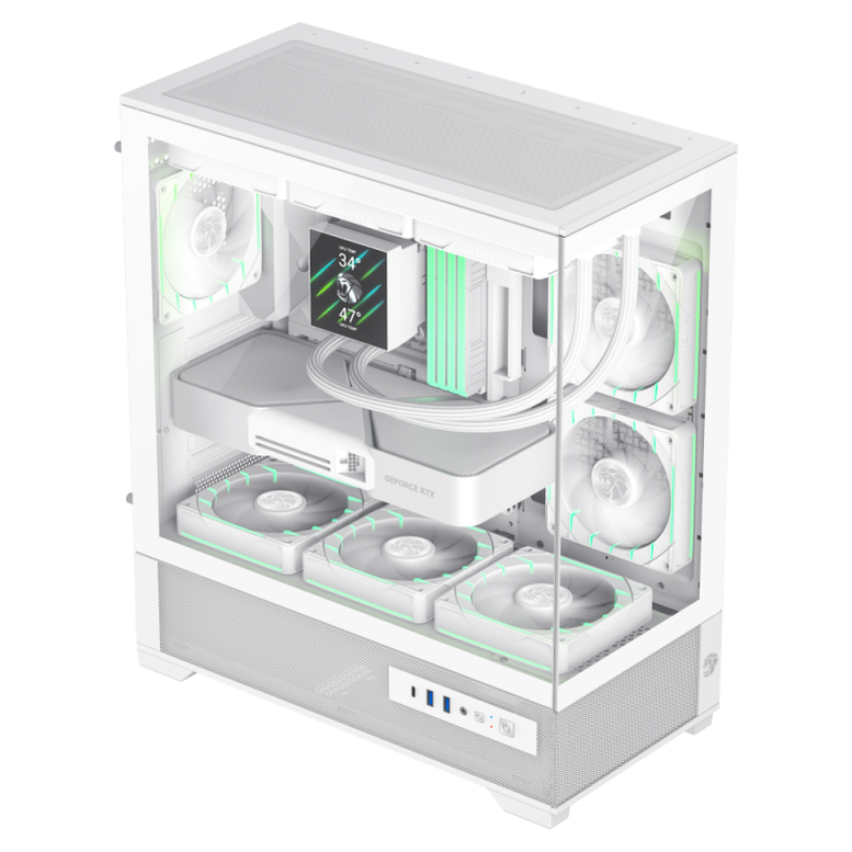 Корпус для ПК Gamemax VISTA 2 AW Mid-Tower, Белый 2