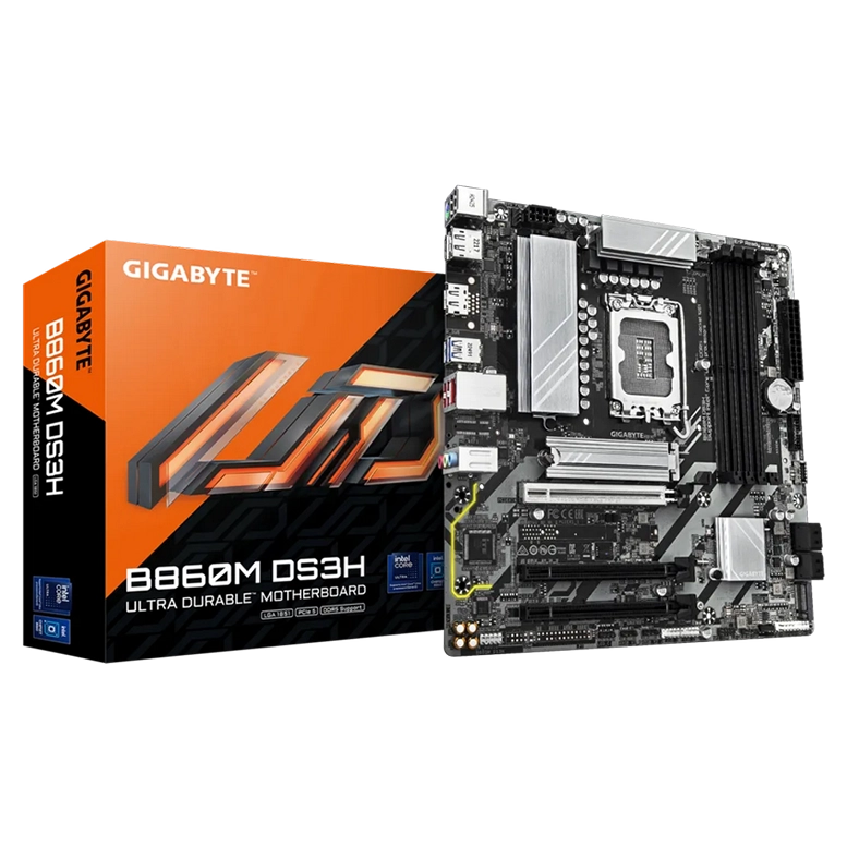 Материнская плата Gigabyte B860M DS3H LGA1851 Micro-ATX