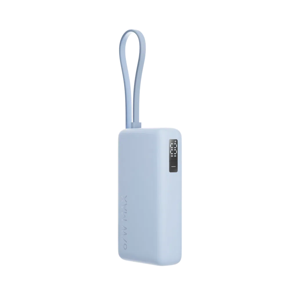 Внешний аккумулятор Xiaomi 10000mAh 67W Integrated Cable, Ice Blue 2