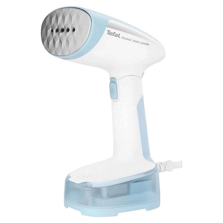 Aparat de călcat vertical cu aburi Tefal DT3041E1, Alb/Albastru