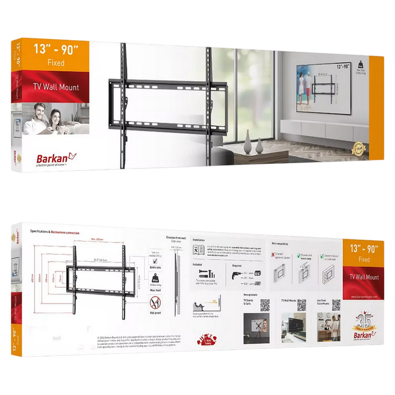 Кронштейн для телевизора BARKAN E407, Черный 4