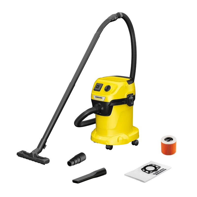 Пылесос Karcher WD 3 P V-17/4/20, Жёлтый 4