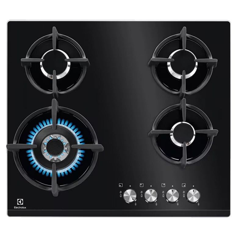 Plită pe gaz Electrolux KGG6437K, Negru
