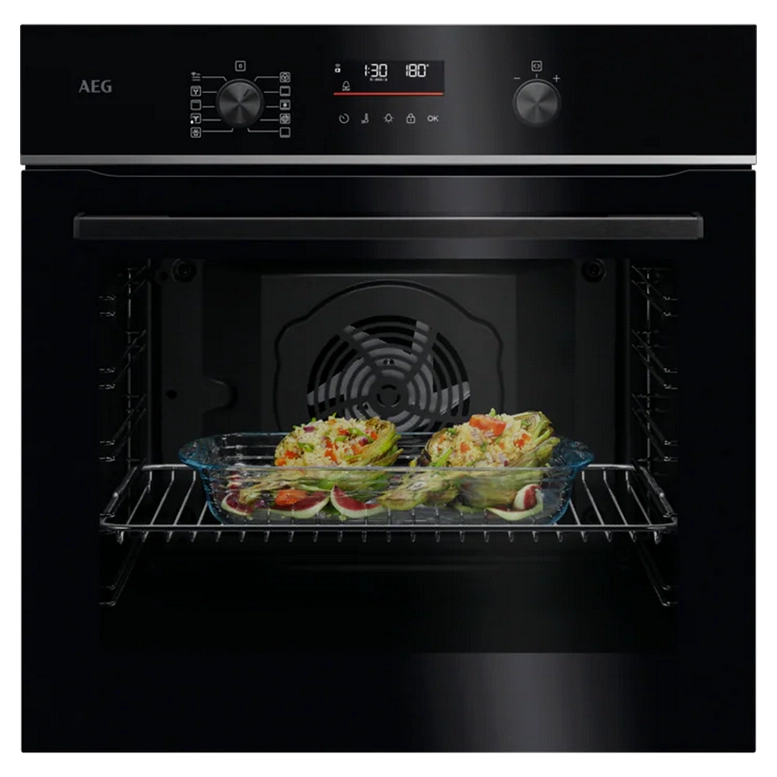 Электрический духовой шкаф AEG TU5PB431SB, Черный