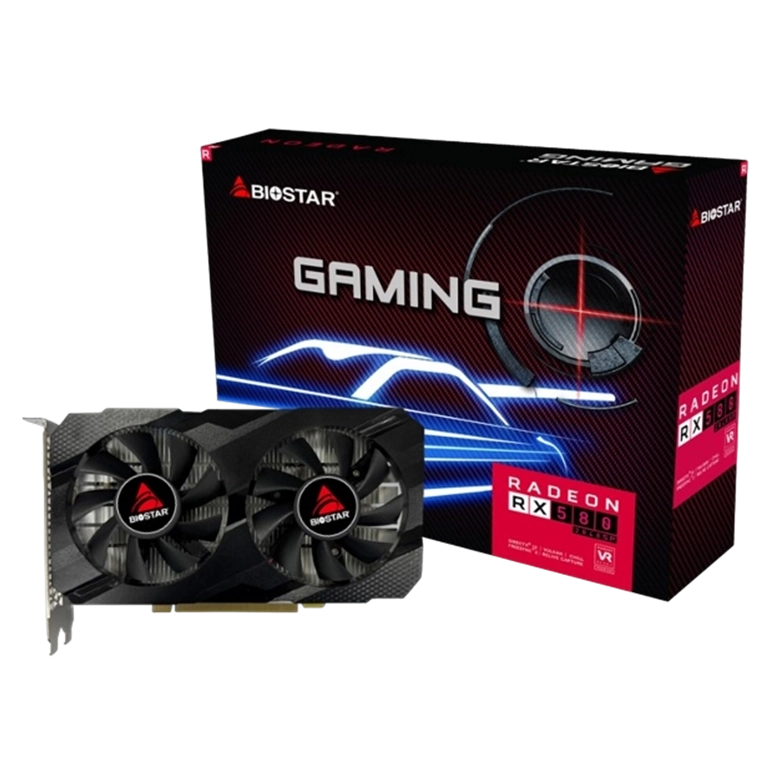 Видеокарта BIOSTAR Gaming Radeon RX 580, Черный