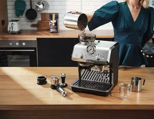 Кофемашина DeLonghi EC9155.MB La Specialista Arte, Silver 11