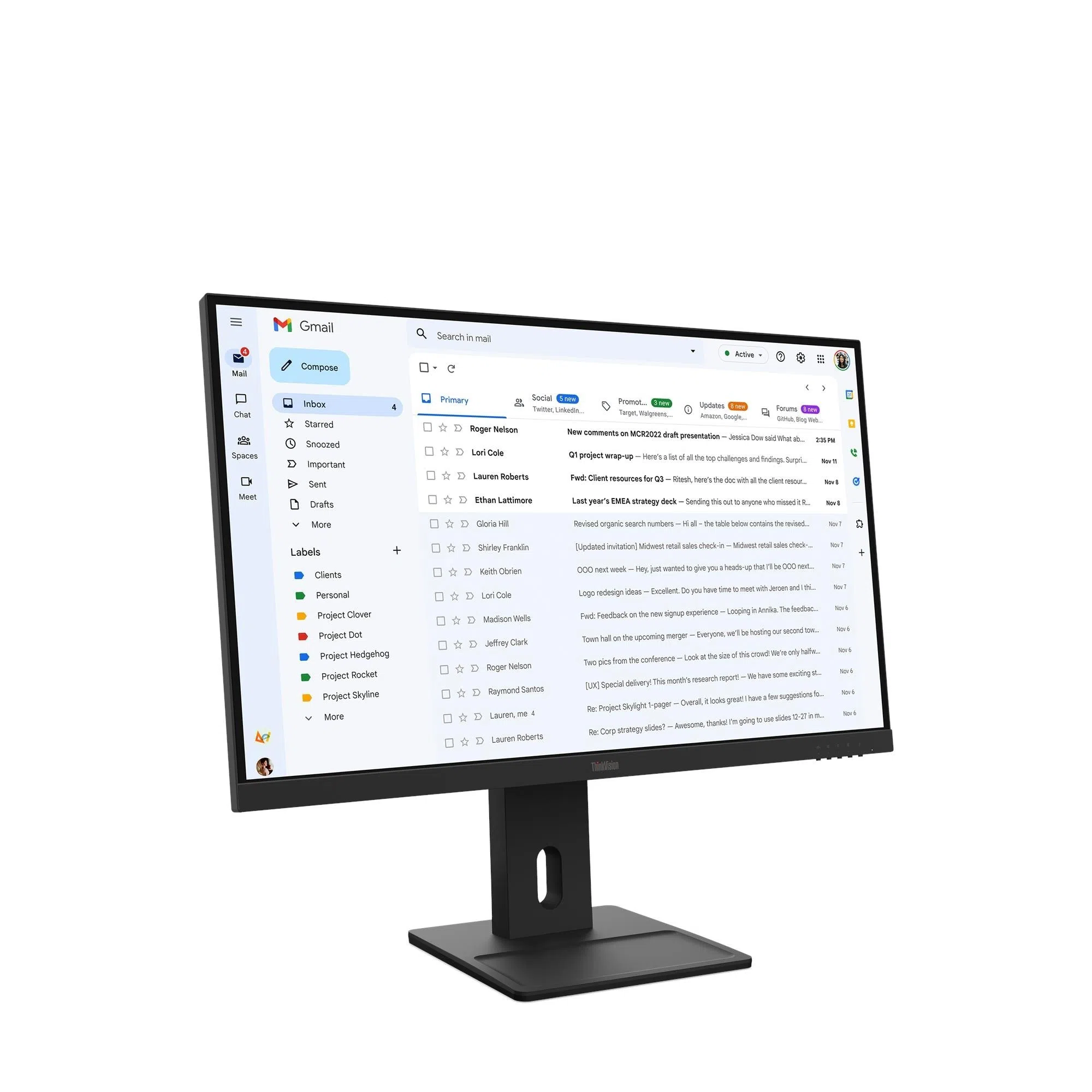 Монитор 27" Lenovo ThinkVision E27Q-40, Black 2