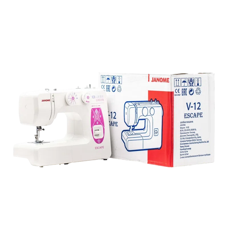 Швейная машина JANOME Escape V-12, White 6