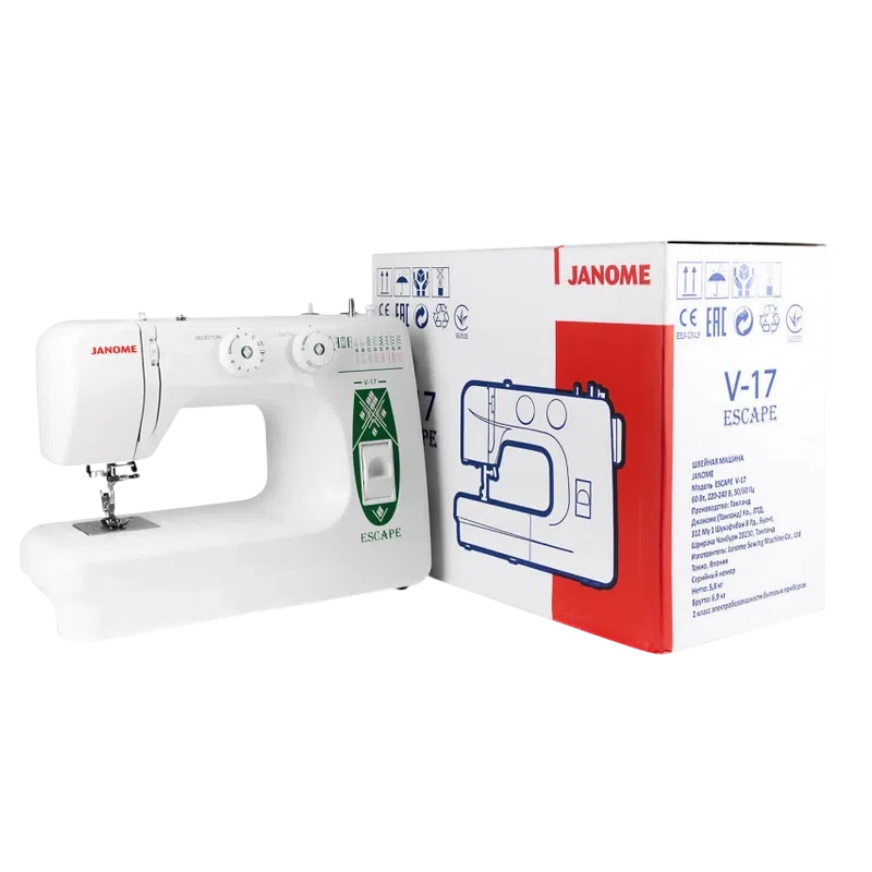 Швейная машина JANOME Escape V-17, White 6