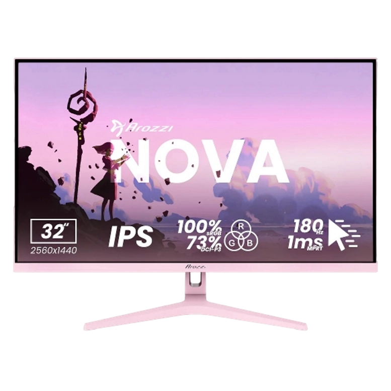 Игровой монитор 32" Arozzi Nova, Розовый